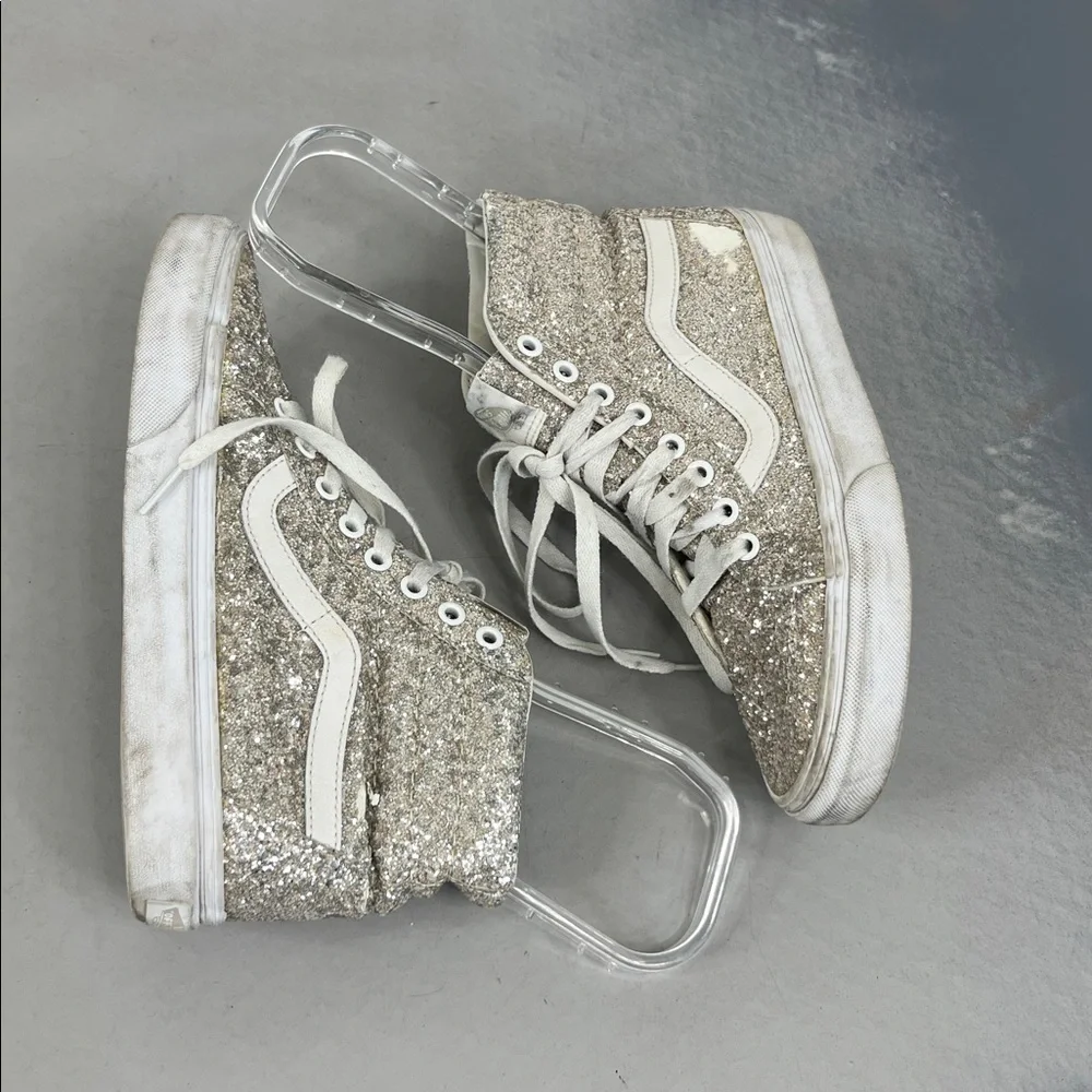 Vans® Unisex SK8-Hi High-Top Sneakers in Glitter x Madewell - Picture 5 of 8